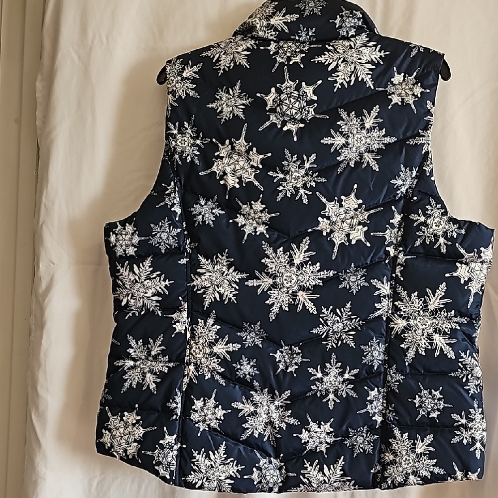 Lands' End Blue and White Jacket - Picture 2 of 4